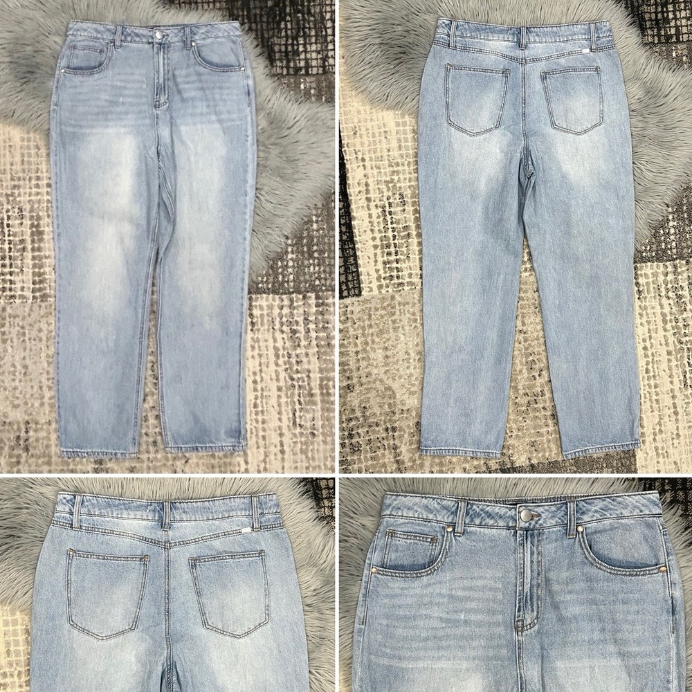 1822‎ Denim Women's Super High Rise Ankle Straight Leg Denim Size 10/30